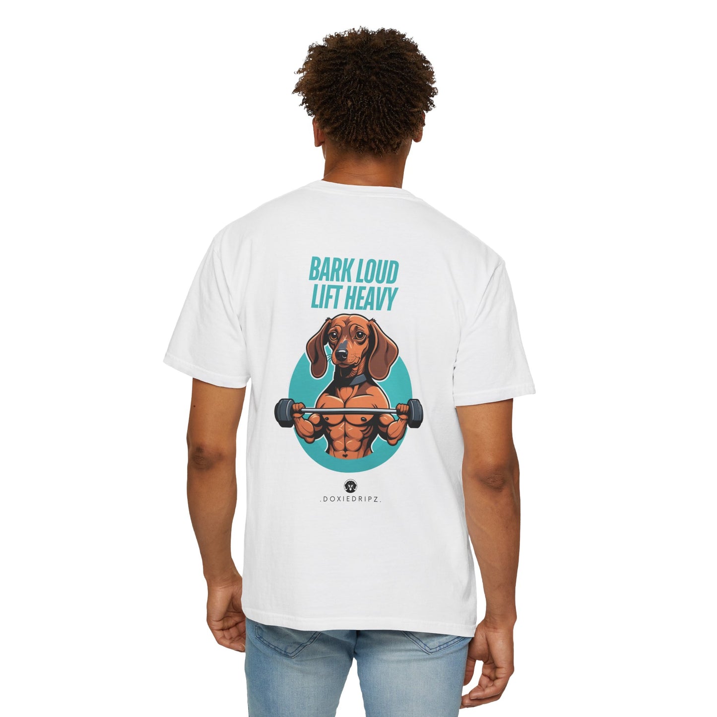 Gym - Bark Loud Lift Heavy - T-shirt - Backprint