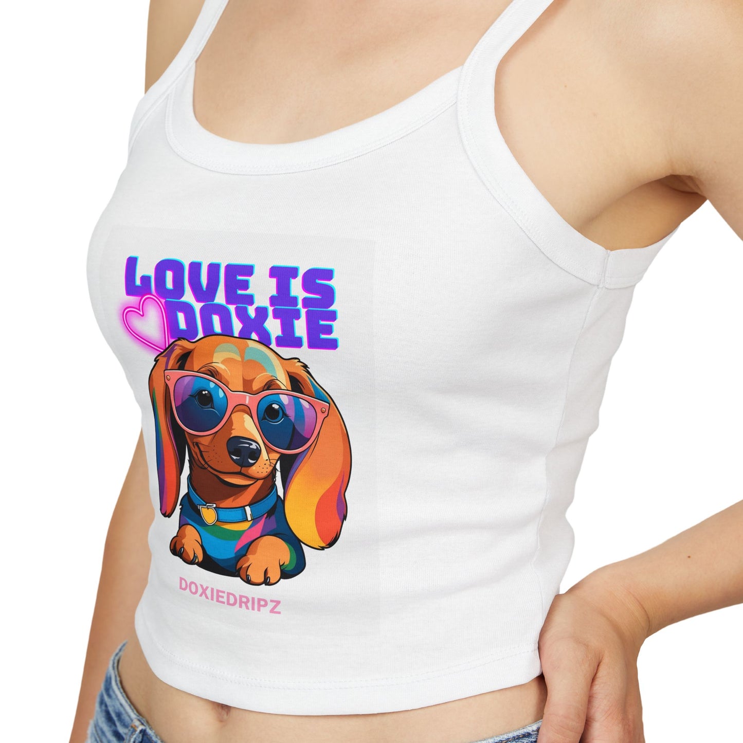 Cute - Love Is Doxie - Tank Top