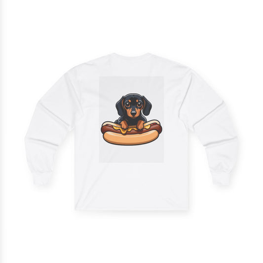 Cute - Certified Snack - Minimal Long Sleeve Tee - Backprint