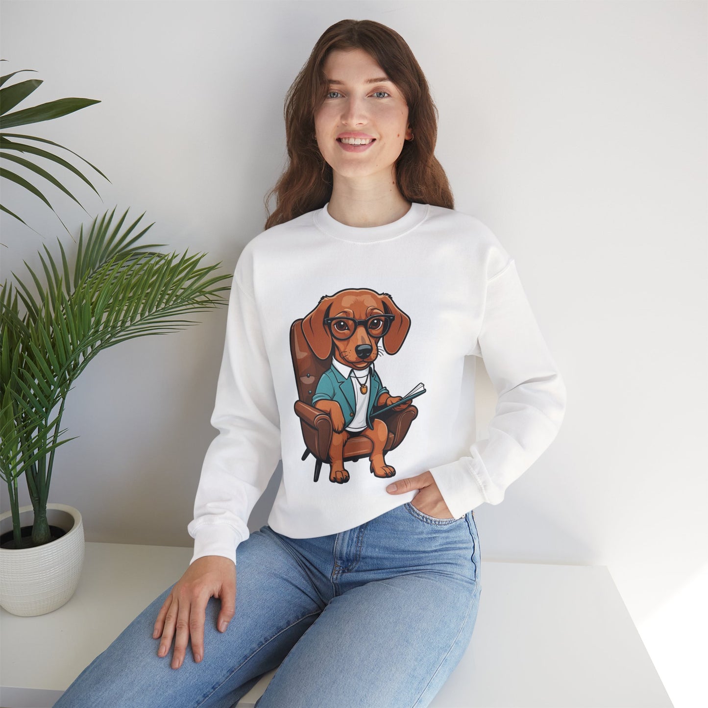 Cute - My Therapist Has Paws - Minimal Crewneck