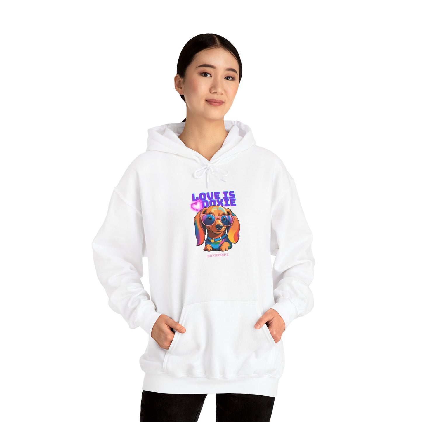 Cute - Love Is Doxie - Hoodie