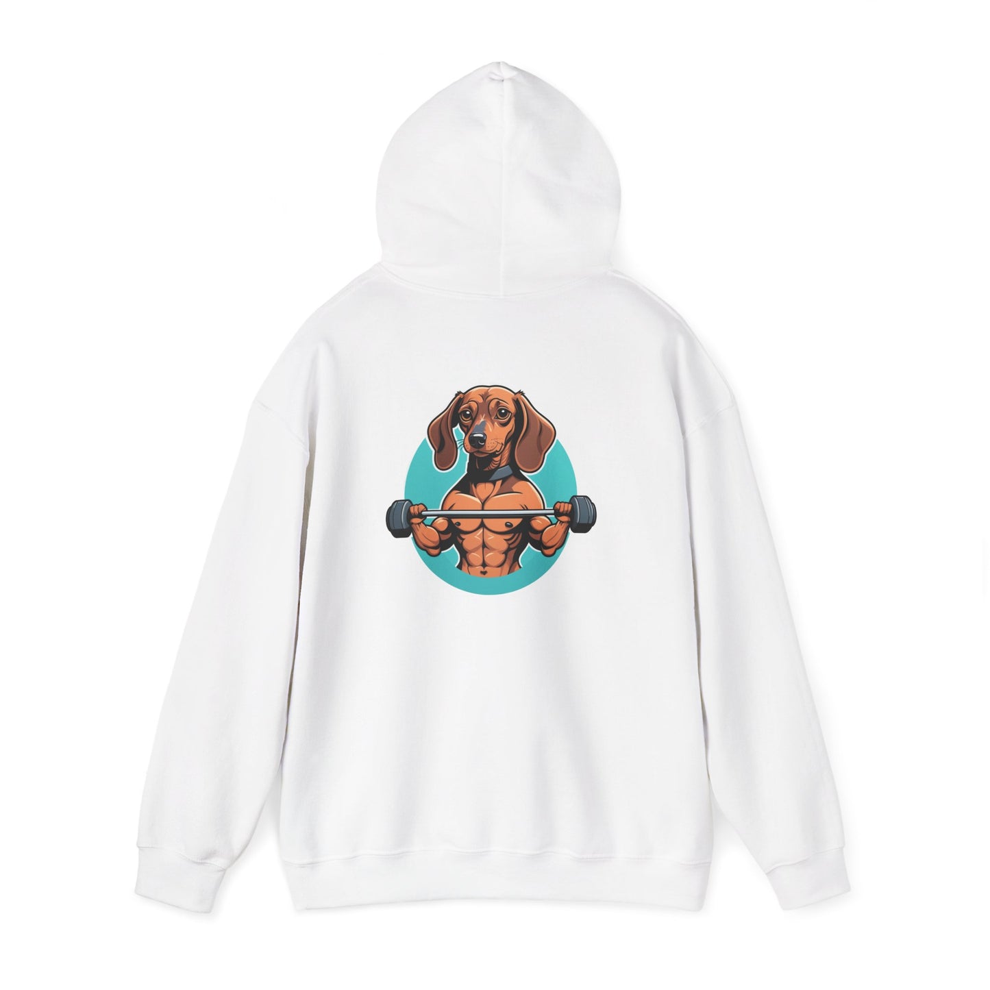 Gym - Bark Loud Lift Heavy - Minimal Hoodie - Backprint