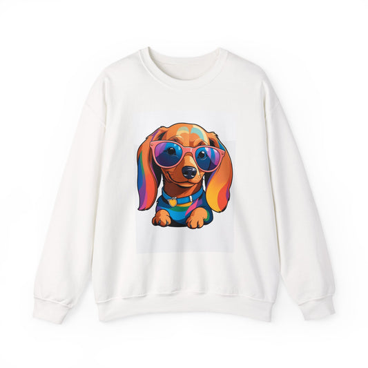 Cute - Love Is Doxie - Minimal Crewneck