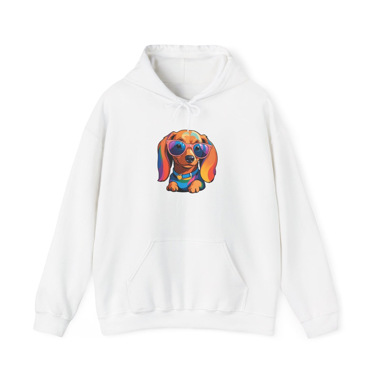 Cute - Love Is Doxie - Minimal Hoodie