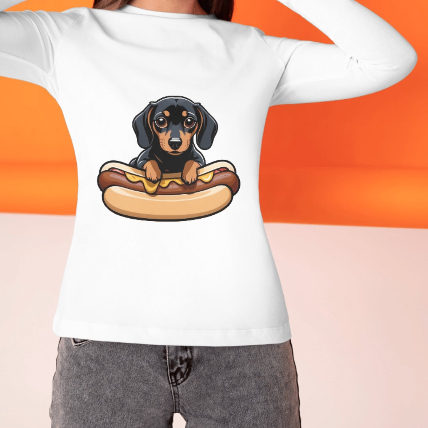 Cute - Certified Snack - Minimal Long Sleeve Tee