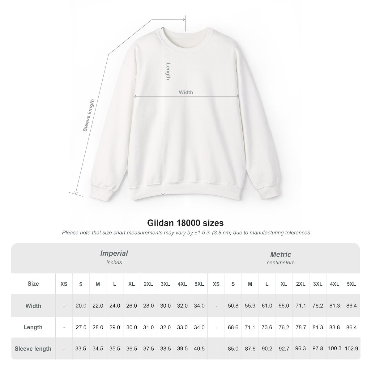 Gym - Long Shot - Minimal Crewneck