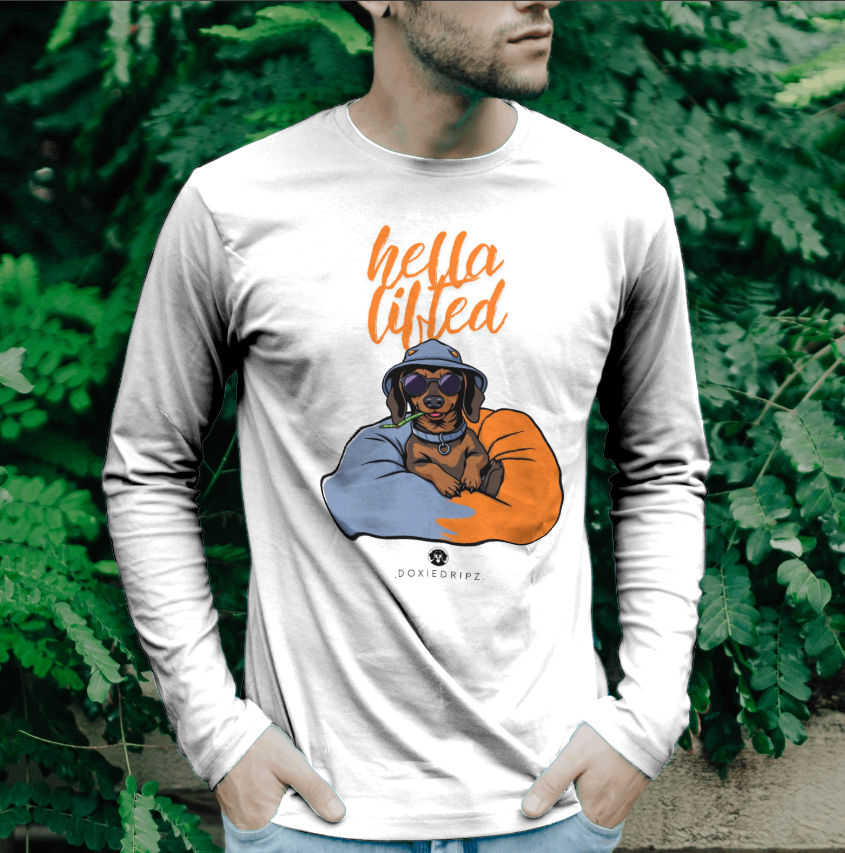 Meme - Hella Lifted - Long Sleeve Tee