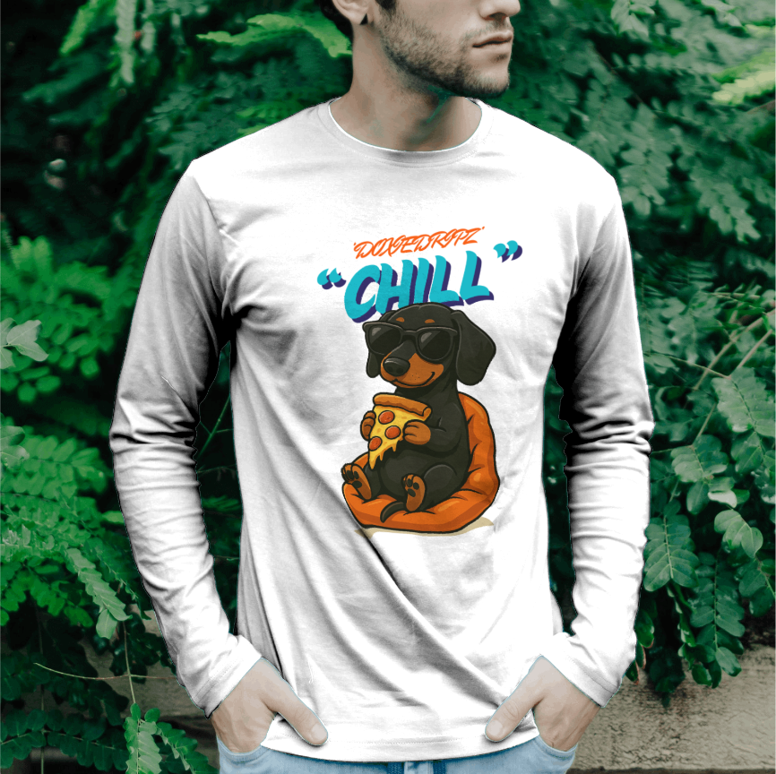 Meme - Chill Dude - Long Sleeve Tee