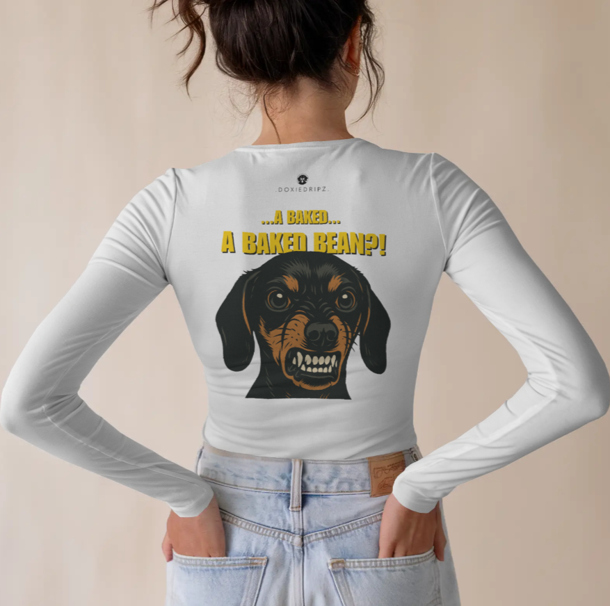 Meme - Baked Bean - Long Sleeve Tee - Backprint