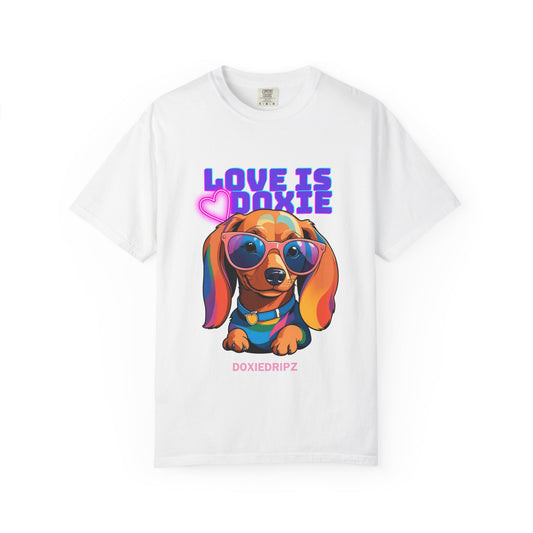 Cute - Love Is Doxie - T-shirt