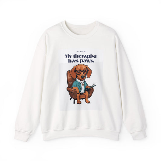 Cute - My Therapist Has Paws - Crewneck