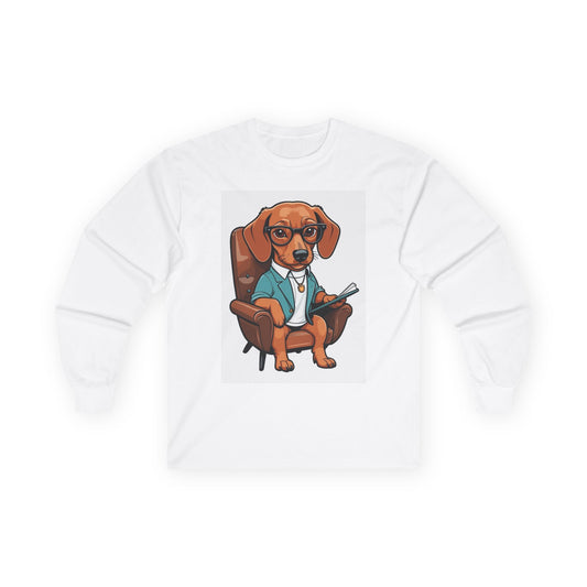 Cute - My Therapist Has Paws - Minimal Long Sleeve Tee