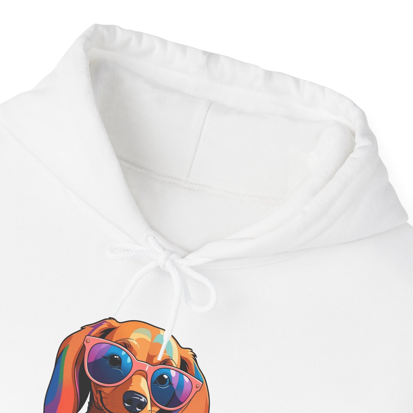 Cute - Love Is Doxie - Minimal Hoodie