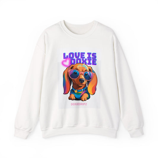 Cute - Love Is Doxie - Crewneck