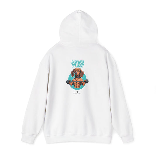 Gym - Bark Loud Lift Heavy - Hoodie - Backprint