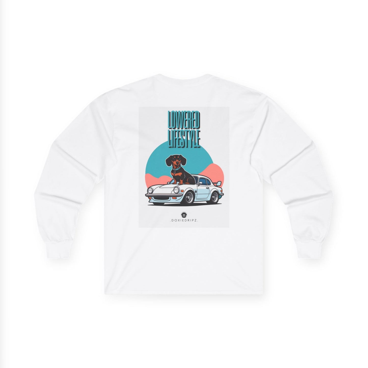 Car - Lowered Lifestyle - Long Sleeve Tee - Backprint