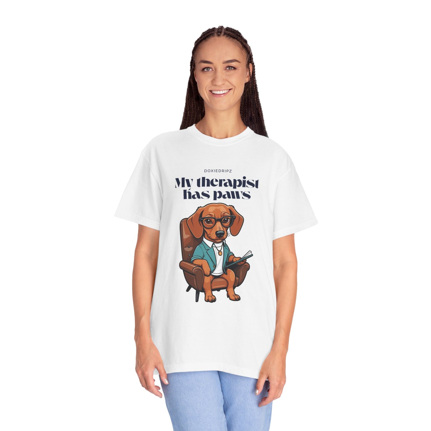 Cute - My Therapist Has Paws - T-shirt