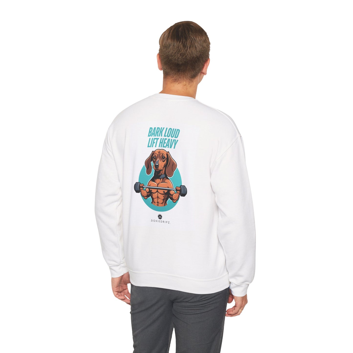 Gym - Bark Loud Lift Heavy - Crewneck - Backprint