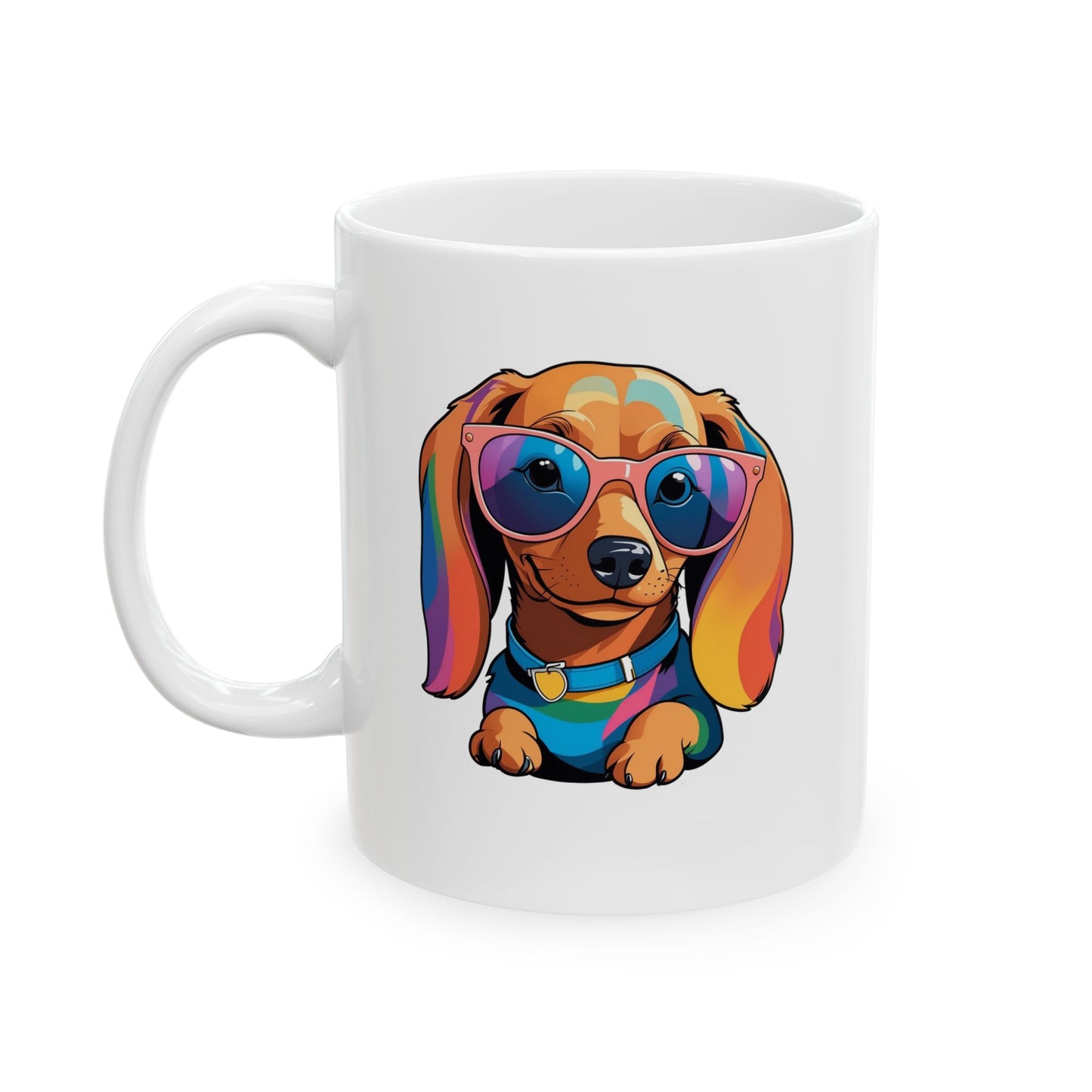 Cute - Love Is Doxie - Minimal Mug