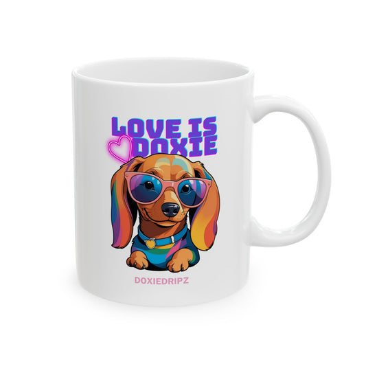 Cute - Love Is Doxie - Mug