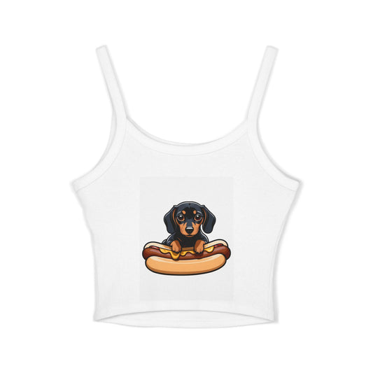 Cute - Certified Snack - Minimal Tank Top - Backprint