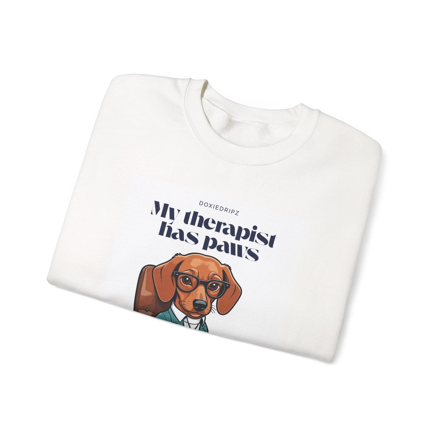 Cute - My Therapist Has Paws - Crewneck