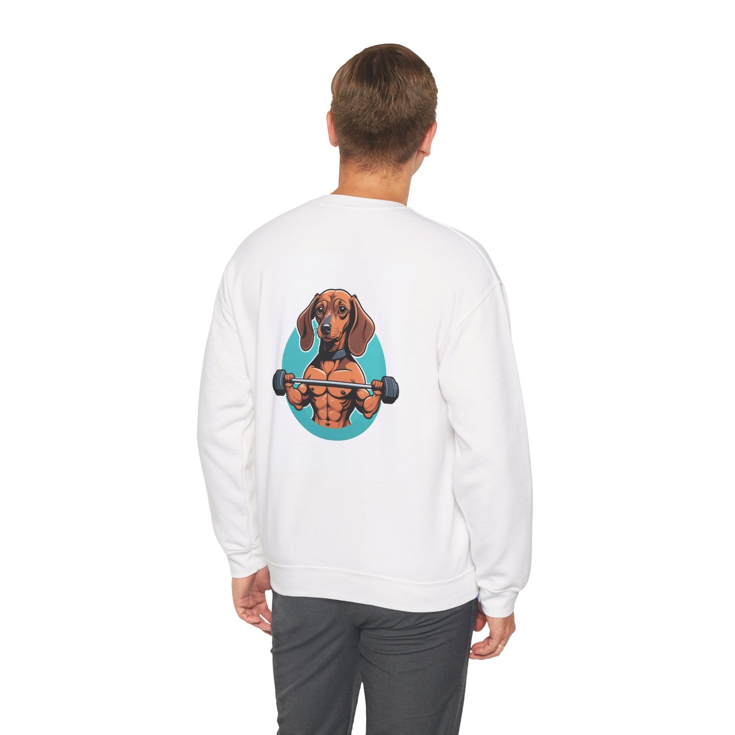 Gym - Bark Loud Lift Heavy - Minimal Crewneck - Backprint