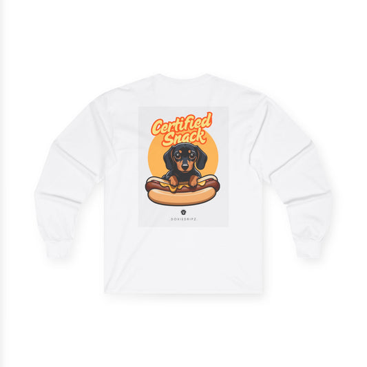 Cute - Certified Snack - Long Sleeve Tee - Backprint