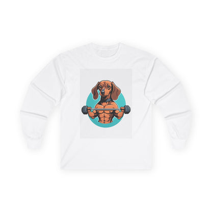 Gym - Bark Loud Lift Heavy - Minimal Long Sleeve Tee