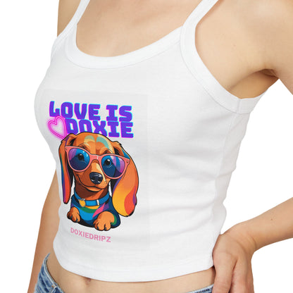 Cute - Love Is Doxie - Tank Top