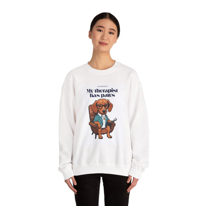 Cute - My Therapist Has Paws - Crewneck