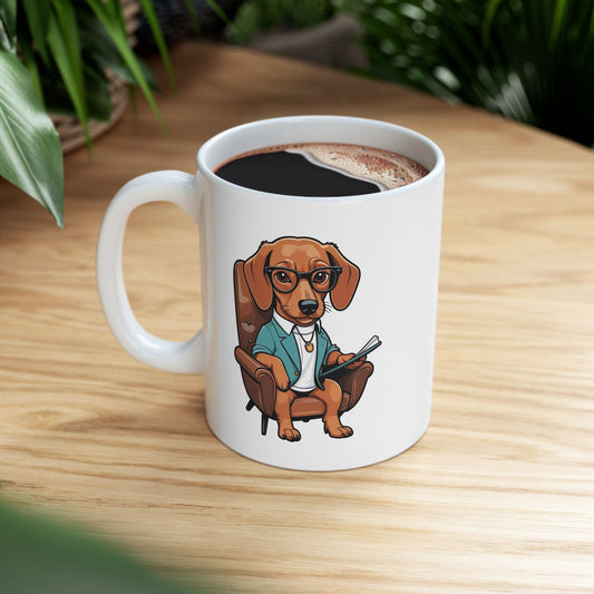 Cute - My Therapist Has Paws -  Minimal Mug