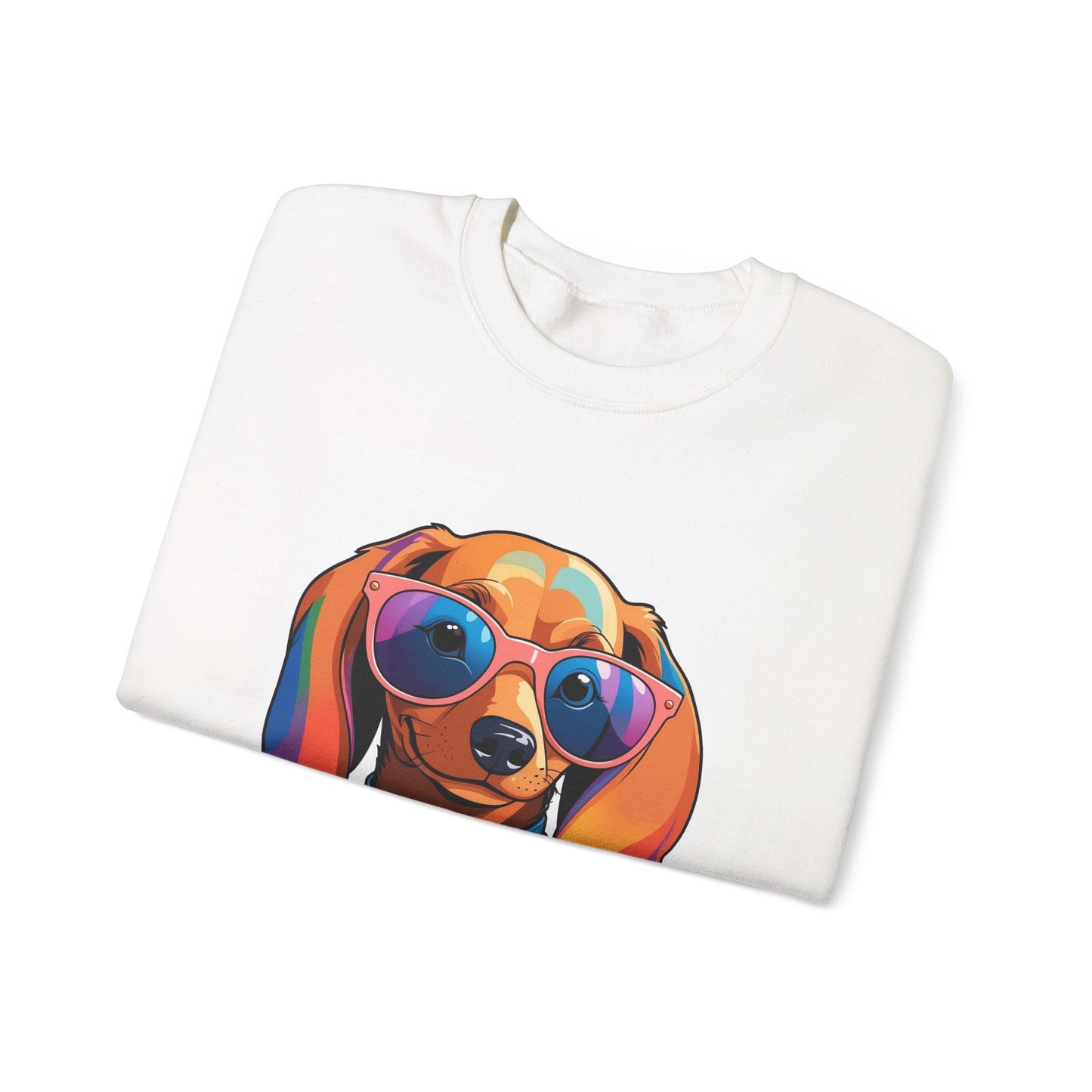 Cute - Love Is Doxie - Minimal Crewneck