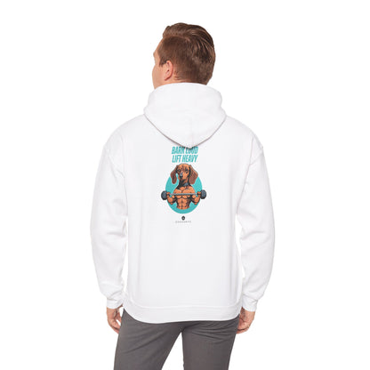 Gym - Bark Loud Lift Heavy - Hoodie - Backprint