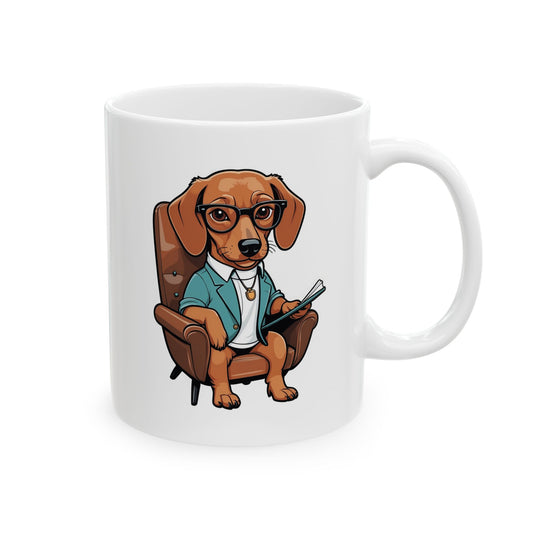 Cute - My Therapist Has Paws -  Minimal Mug