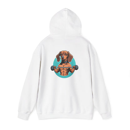 Gym - Bark Loud Lift Heavy - Minimal Hoodie - Backprint