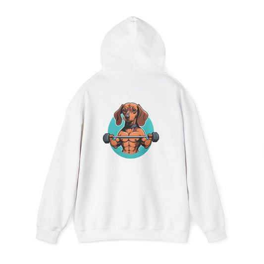 Gym - Bark Loud Lift Heavy - Minimal Hoodie - Backprint