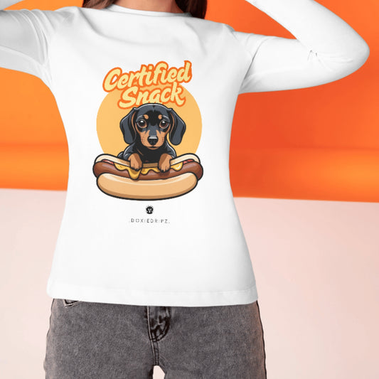 Cute - Certified Snack - Long Sleeve Tee