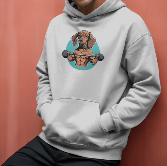 Gym - Bark Loud Lift Heavy - Minimal Hoodie