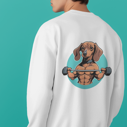 Gym - Bark Loud Lift Heavy - Minimal Crewneck - Backprint