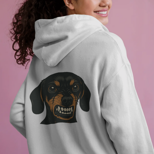 Meme - Baked Bean - Minimal Hoodie - Backprint