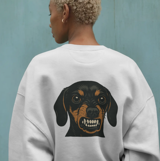 Meme - Baked Bean - Minimal Crewneck - Backprint