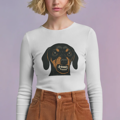 Meme - Baked Bean - Minimal Long Sleeve Tee
