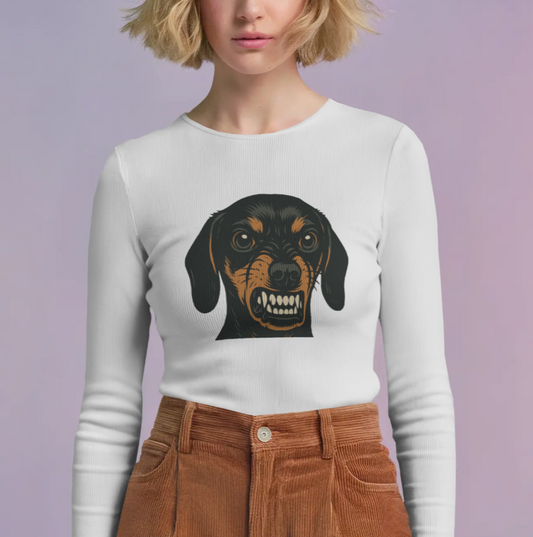 Meme - Baked Bean - Minimal Long Sleeve Tee