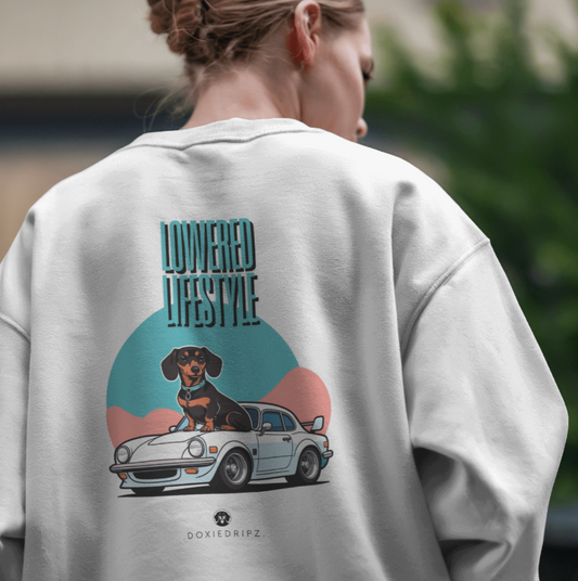 Car - Lowered Lifestyle - Crewneck - Backprint