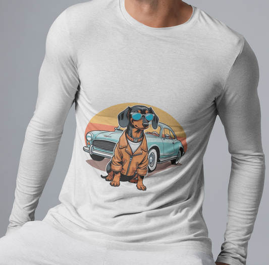 Car - Turbo Bark - Minimal Long Sleeve Tee