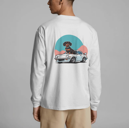 Car - Lowered Lifestyle - Minimal Long Sleeve Tee - Backprint