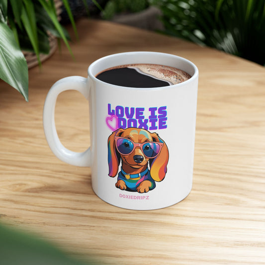 Cute - Love Is Doxie - Mug