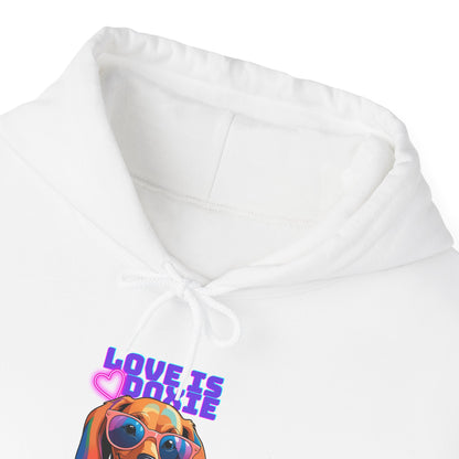Cute - Love Is Doxie - Hoodie