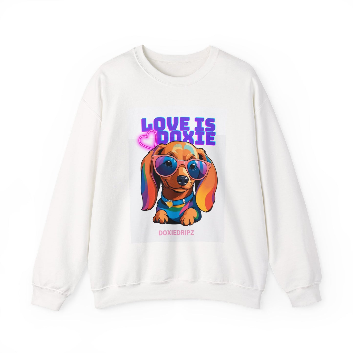Cute - Love Is Doxie - Crewneck